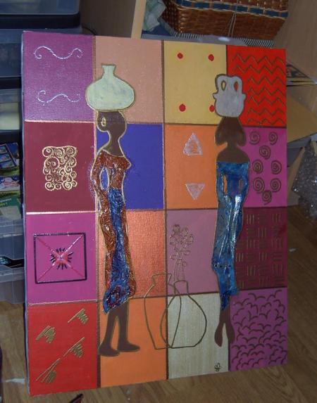 femmes porteuses d'eau