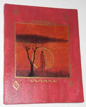 Masai au coucher du soleil